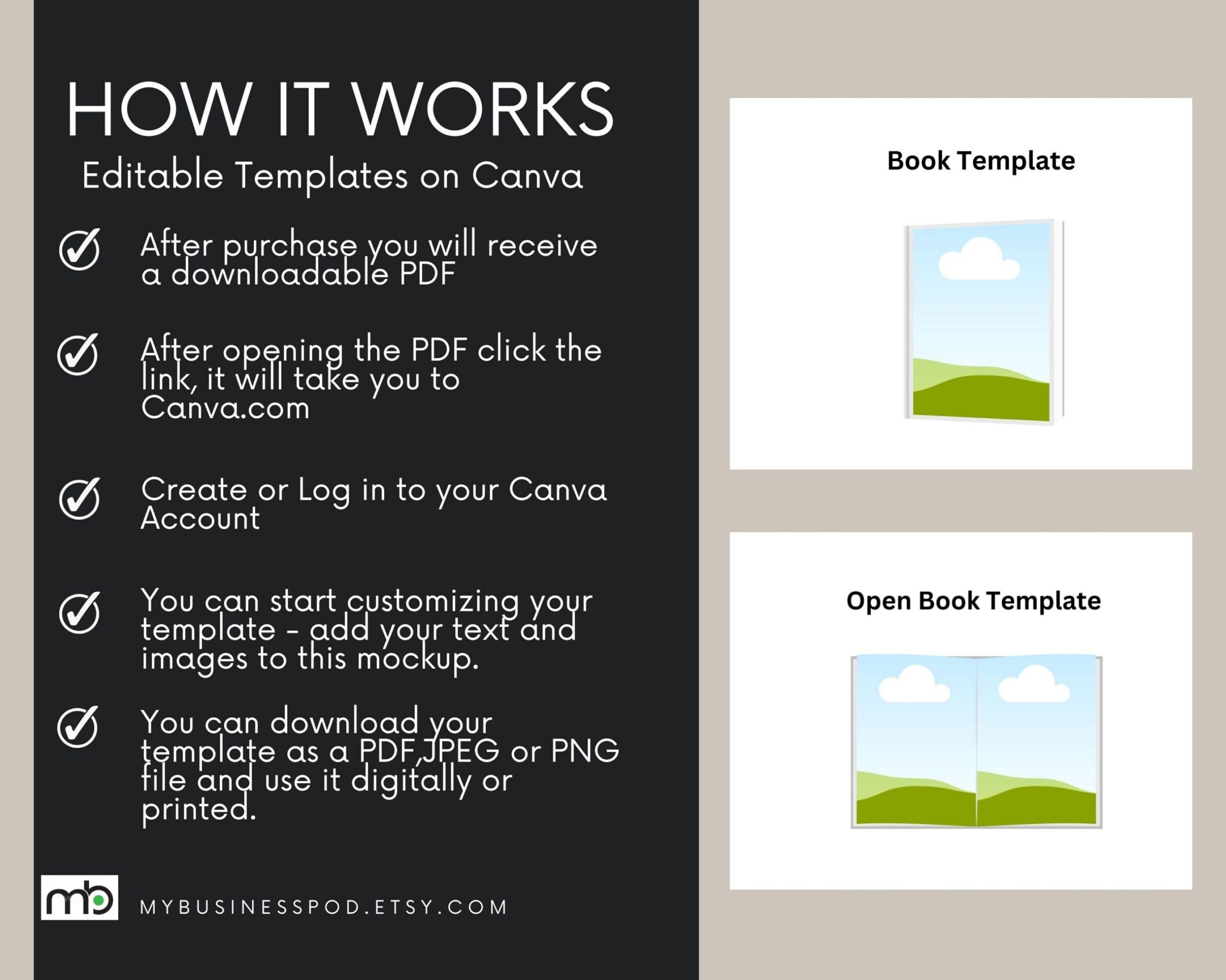 Free Printable Open Book Template Free Printable Open Book Template