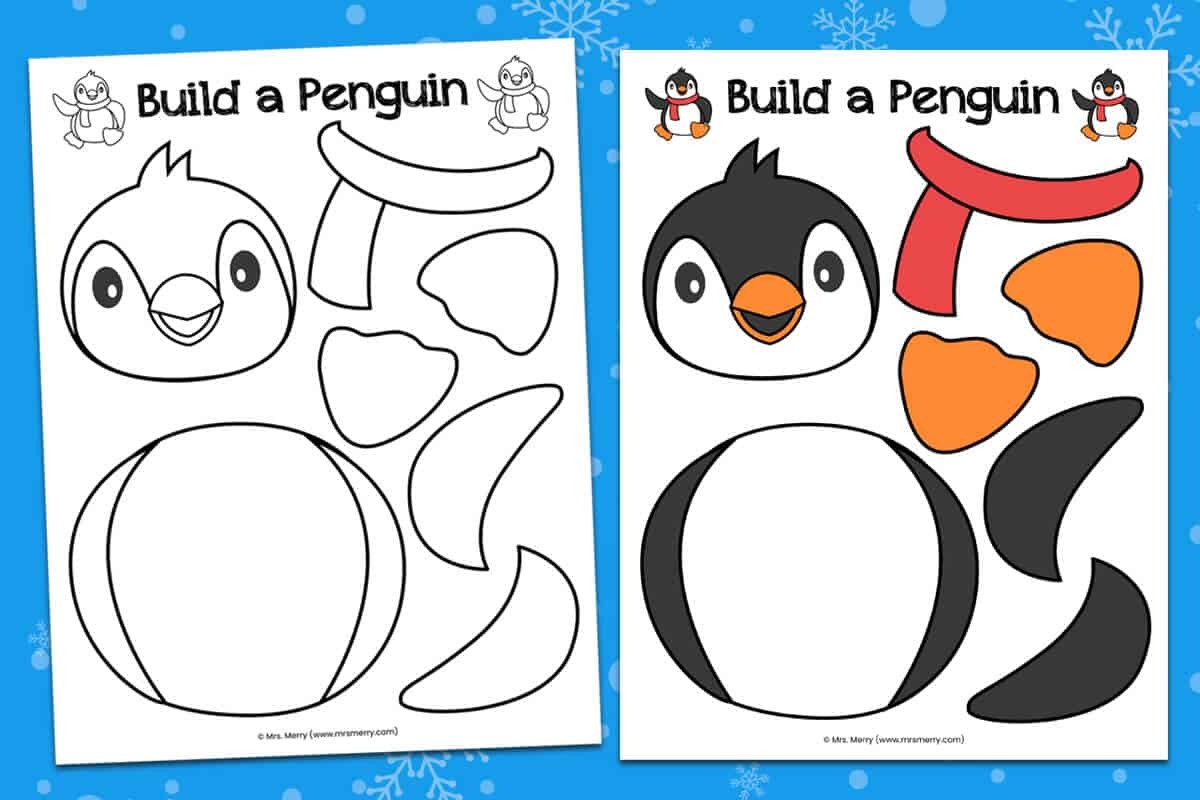 Free Printable Penguin Templates
