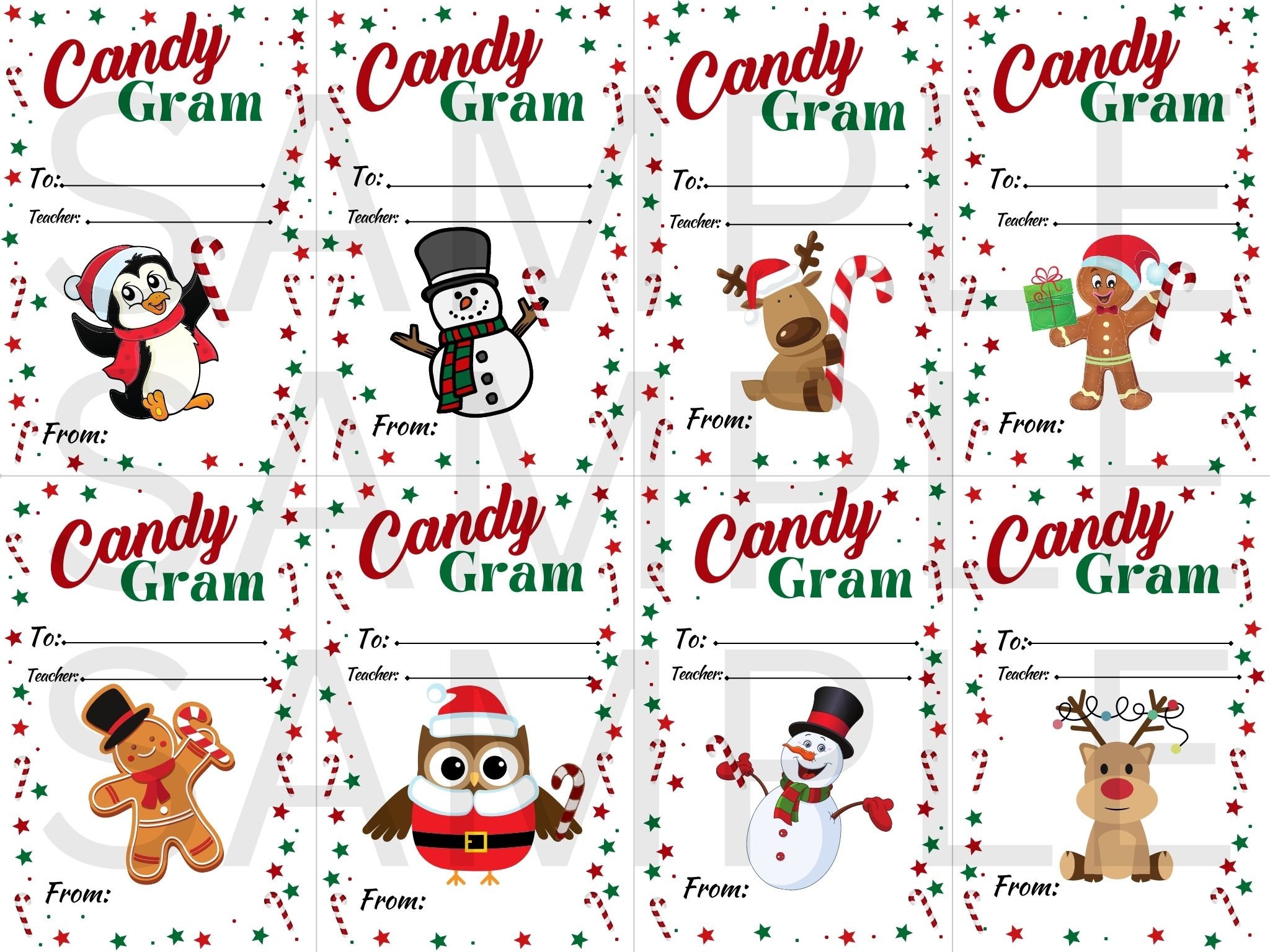 Candy Grams Christmas Candy Cane Gift School PTA PTSA Fundraiser 8 Printable Tags On A Page In Color Pdf Etsy Candy Grams Christmas Candy Cane Gift School PTA PTSA Fundraiser 8 Printable Tags On A Page In Color Pdf Etsy