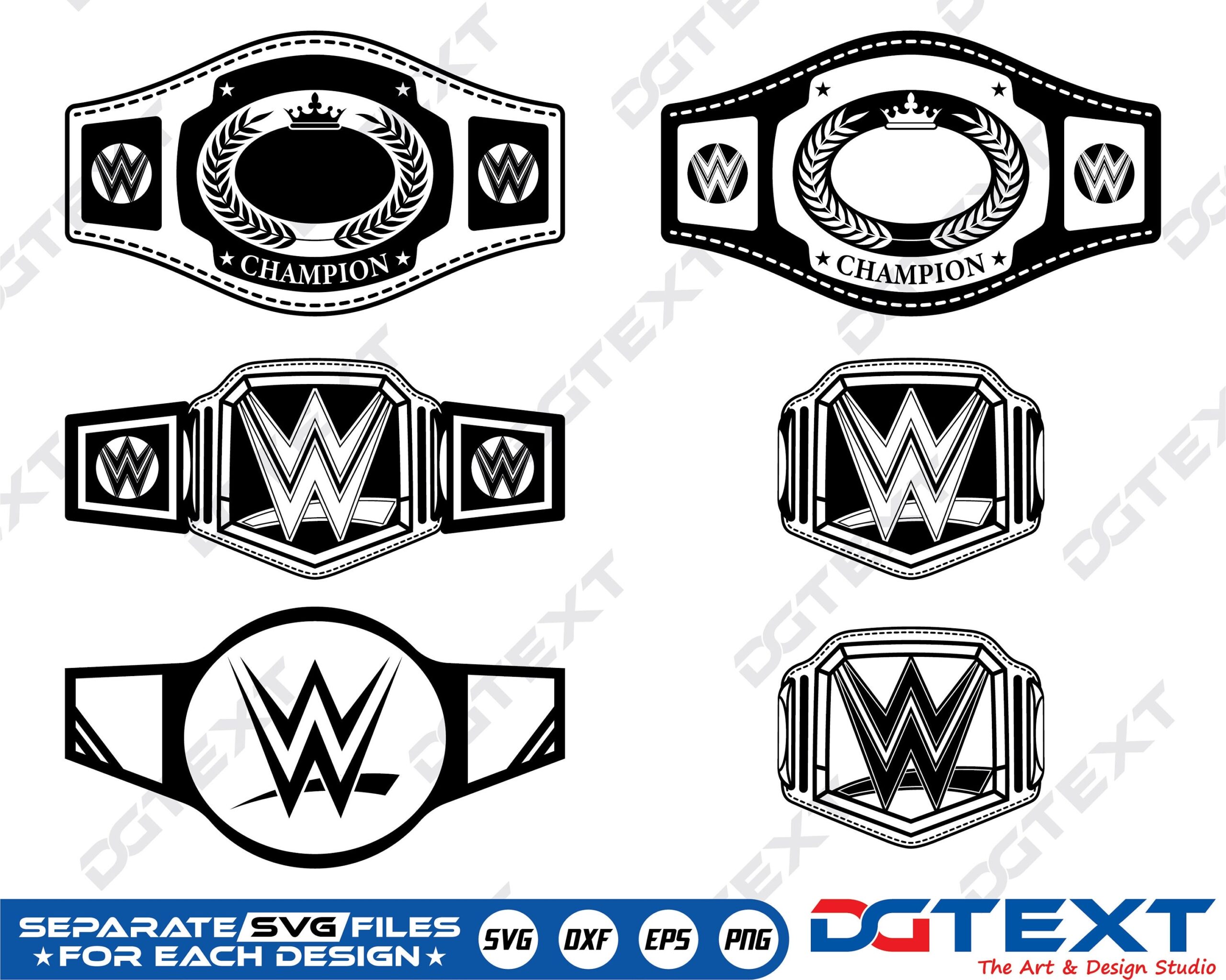 Championship Belt SVG Championship Belt Vector Silhouette Championship Belt SVG Championship Belt Vector Silhouette