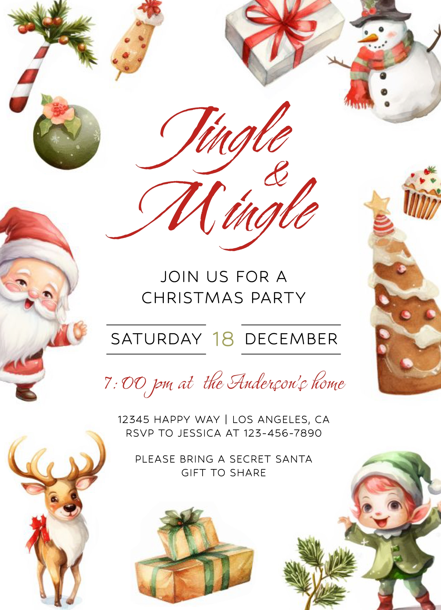 Christmas Invitation Free Google Docs Template Gdoc io Christmas Invitation Free Google Docs Template Gdoc io