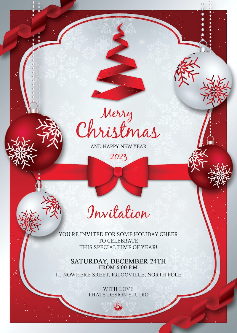 Free Printable Invitation Templates Christmas Free Printable Invitation Templates Christmas