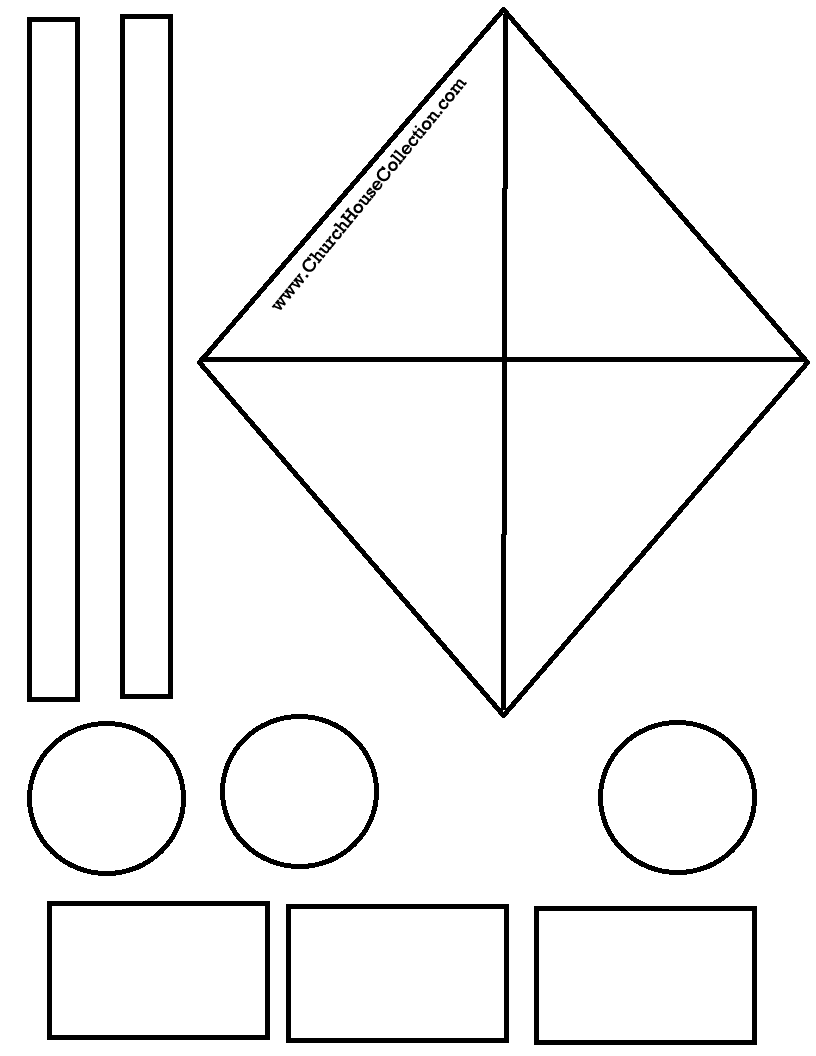 Church House Collection Blog Kite Cutout Craft For Sunday School Kids James 4 10 Free Printable Template Pattern To Print Out For Summer Crafts Children s Church By Church House Collection