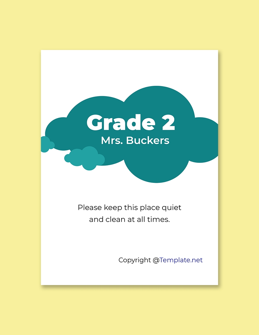 Free Printable Quiet Signs Templates
