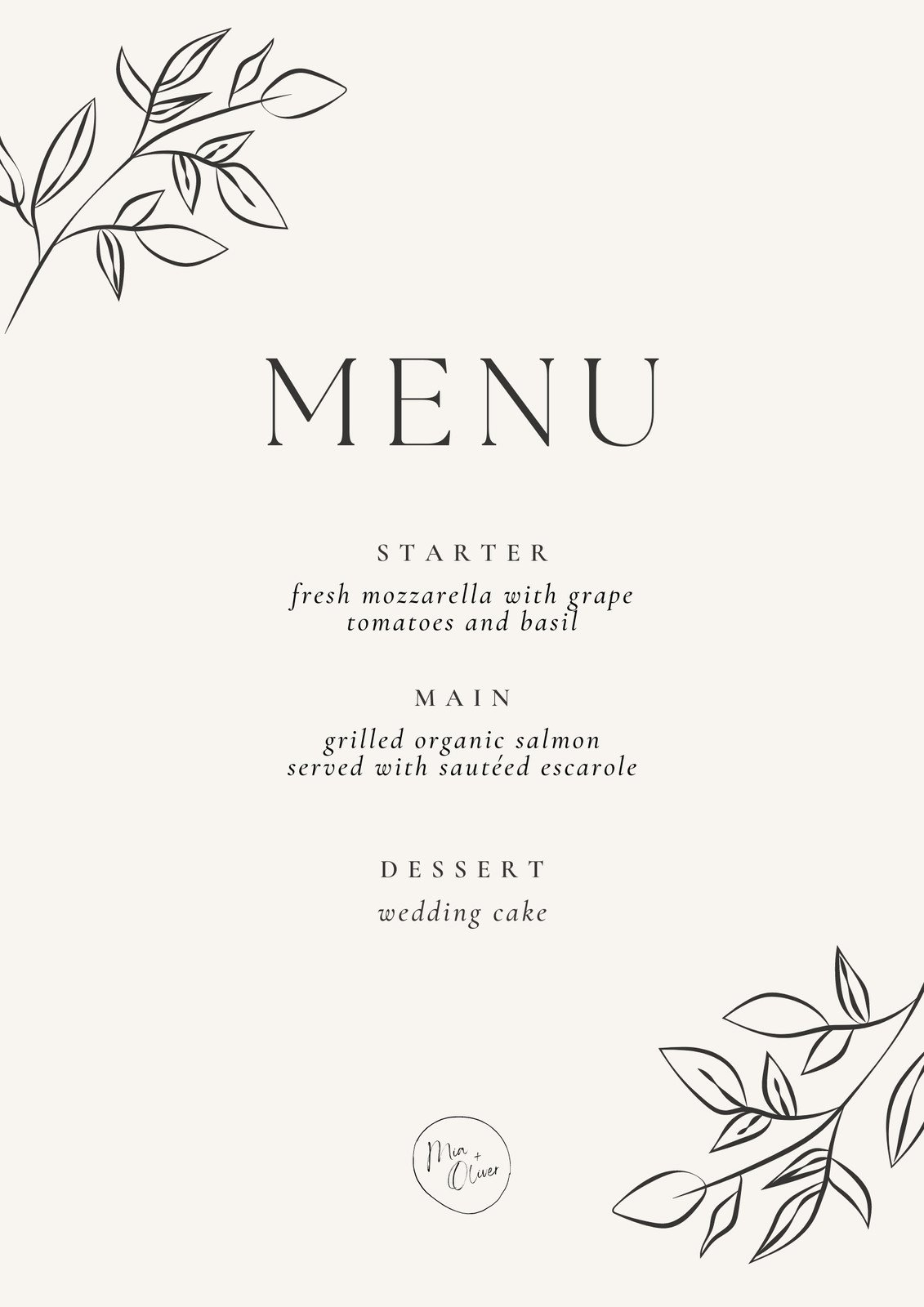 Free Printable Menu Templates Download