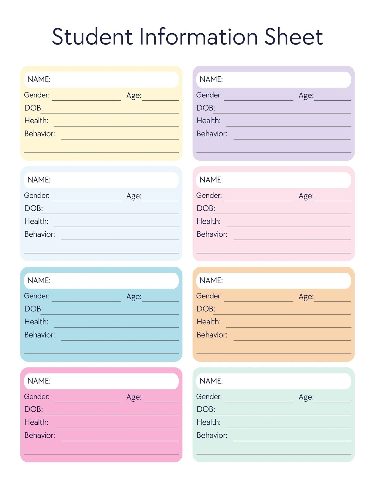 Customize 508 Student Planner Templates Online Canva