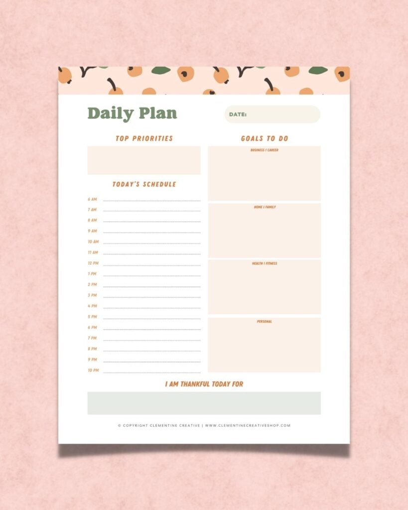 Cute Free Printable Life Planner PDF To Organize Your Life Cute Free Printable Life Planner PDF To Organize Your Life