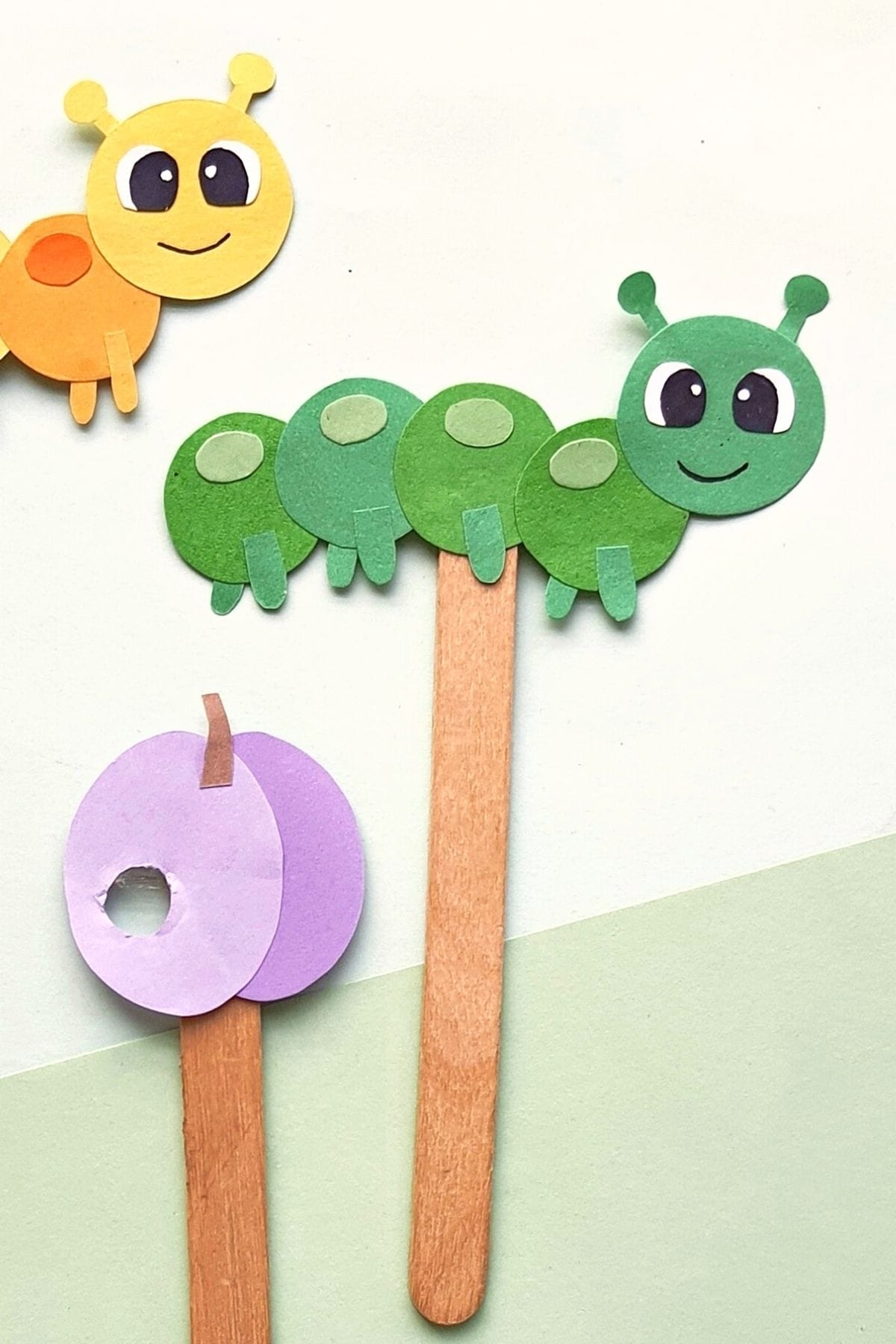 Cute Paper Caterpillar Craft With Free Template 