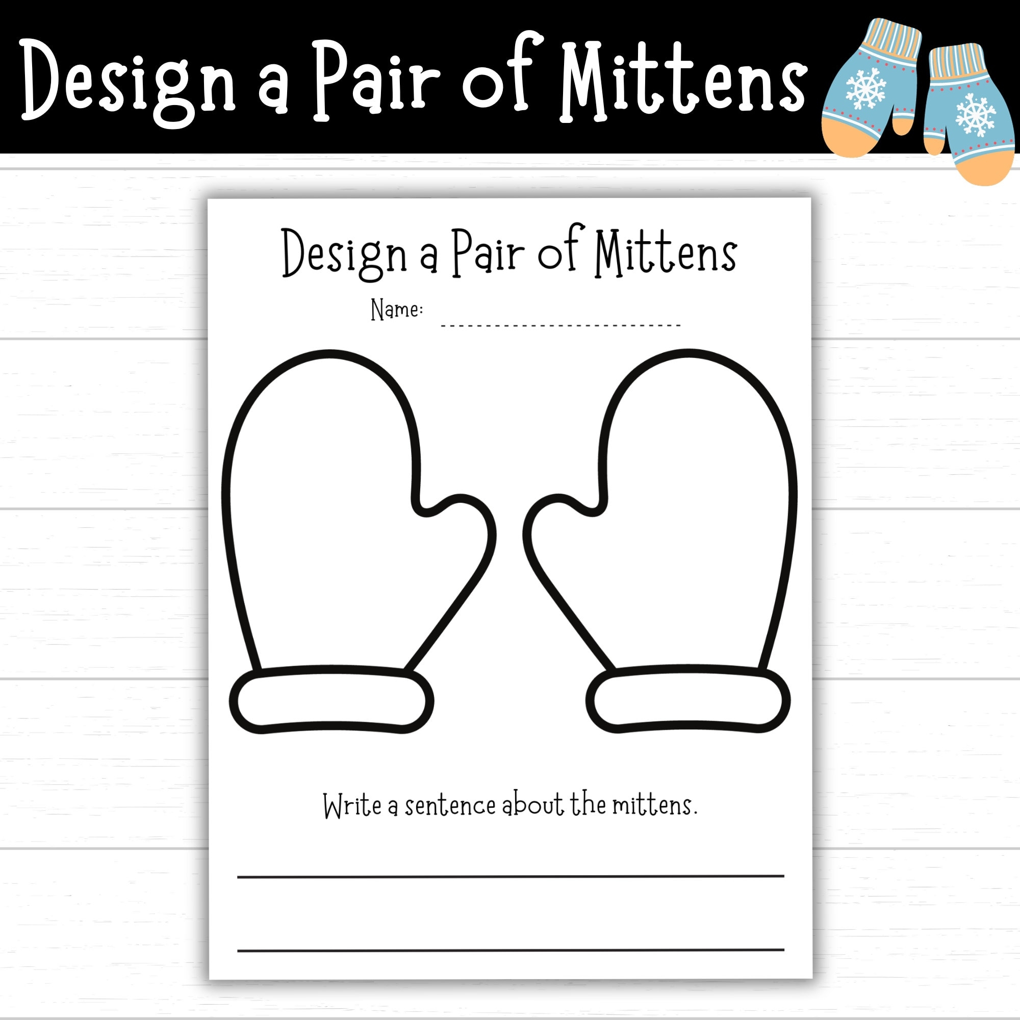 Free Printable Mitten Template Pdf Free Printable Mitten Template Pdf