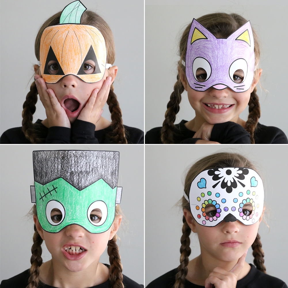 Free Printable Masks Templates Halloween