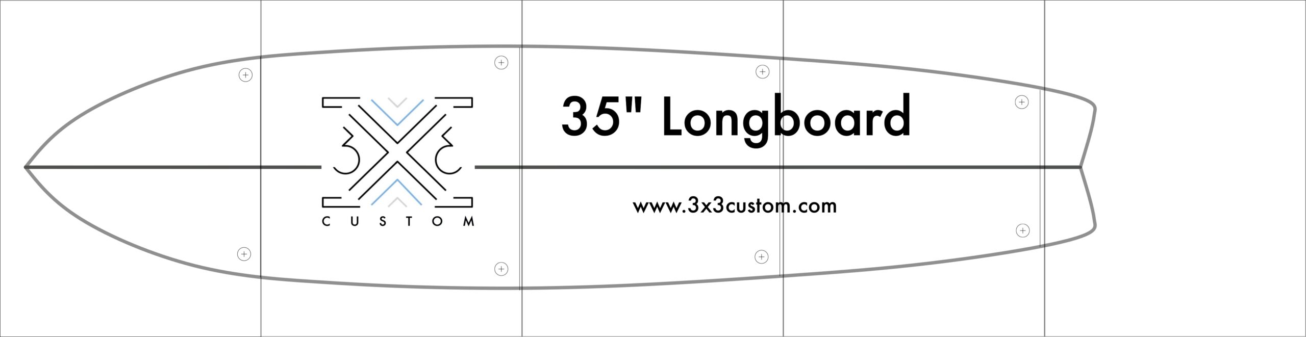 DIY Longboard 3x3 Custom DIY Longboard 3x3 Custom