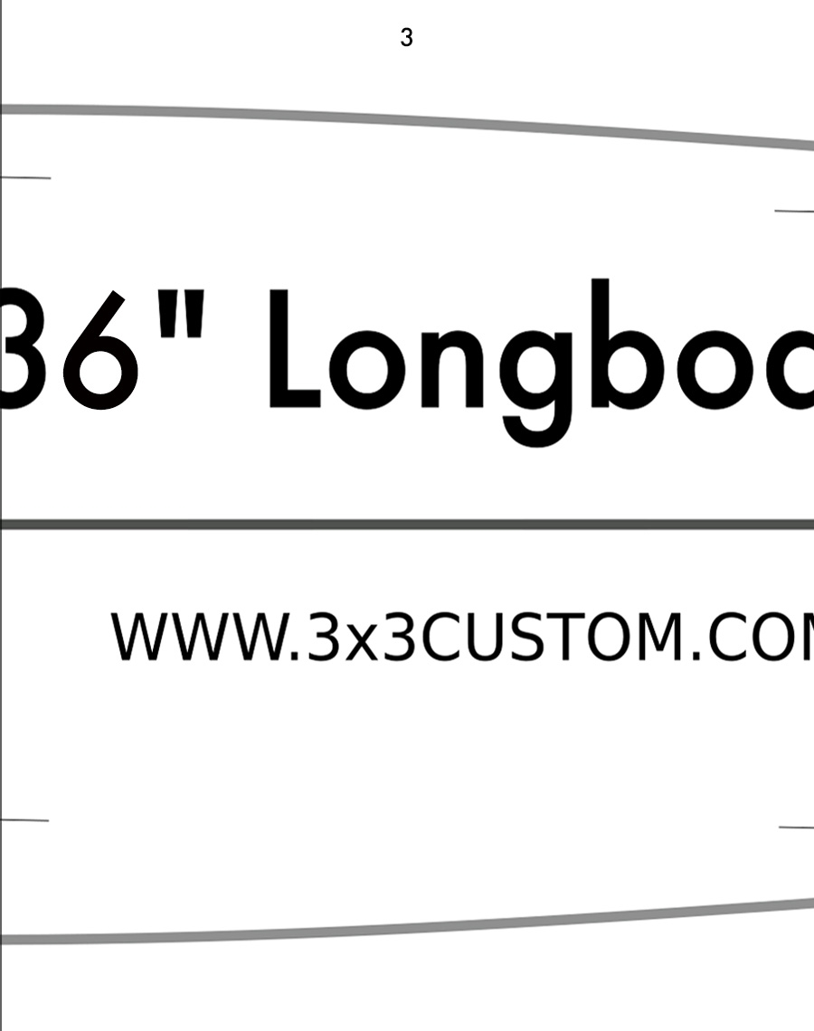 Free Printable Longboard Templates