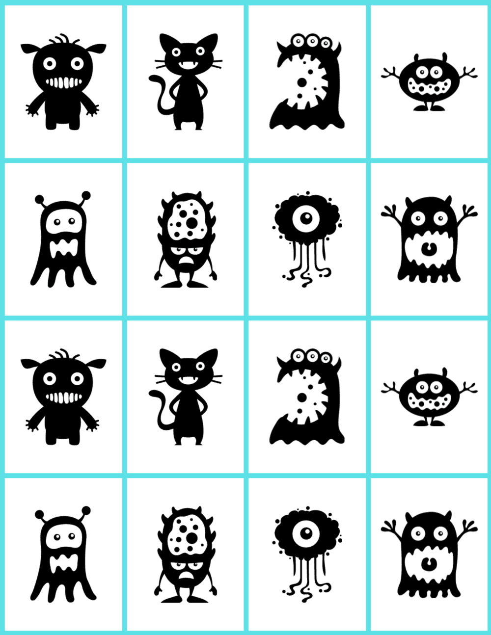 DIY Memory Game Cards For Kids free Printable StlMotherhood