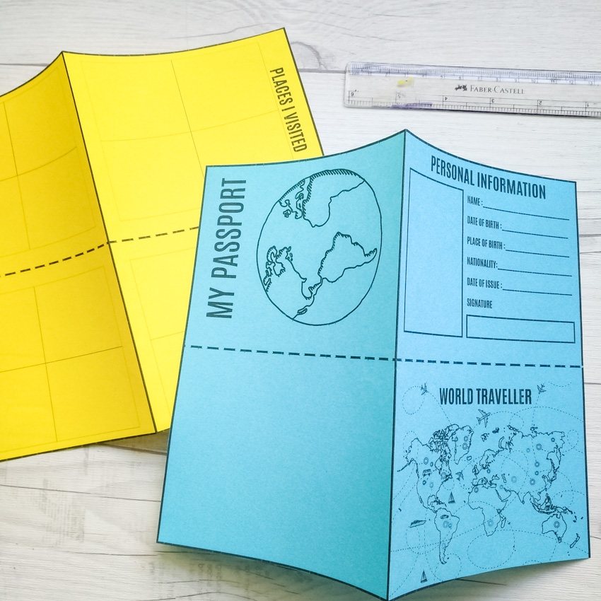 DIY Mini Passport Book Free Printable Make And Takes