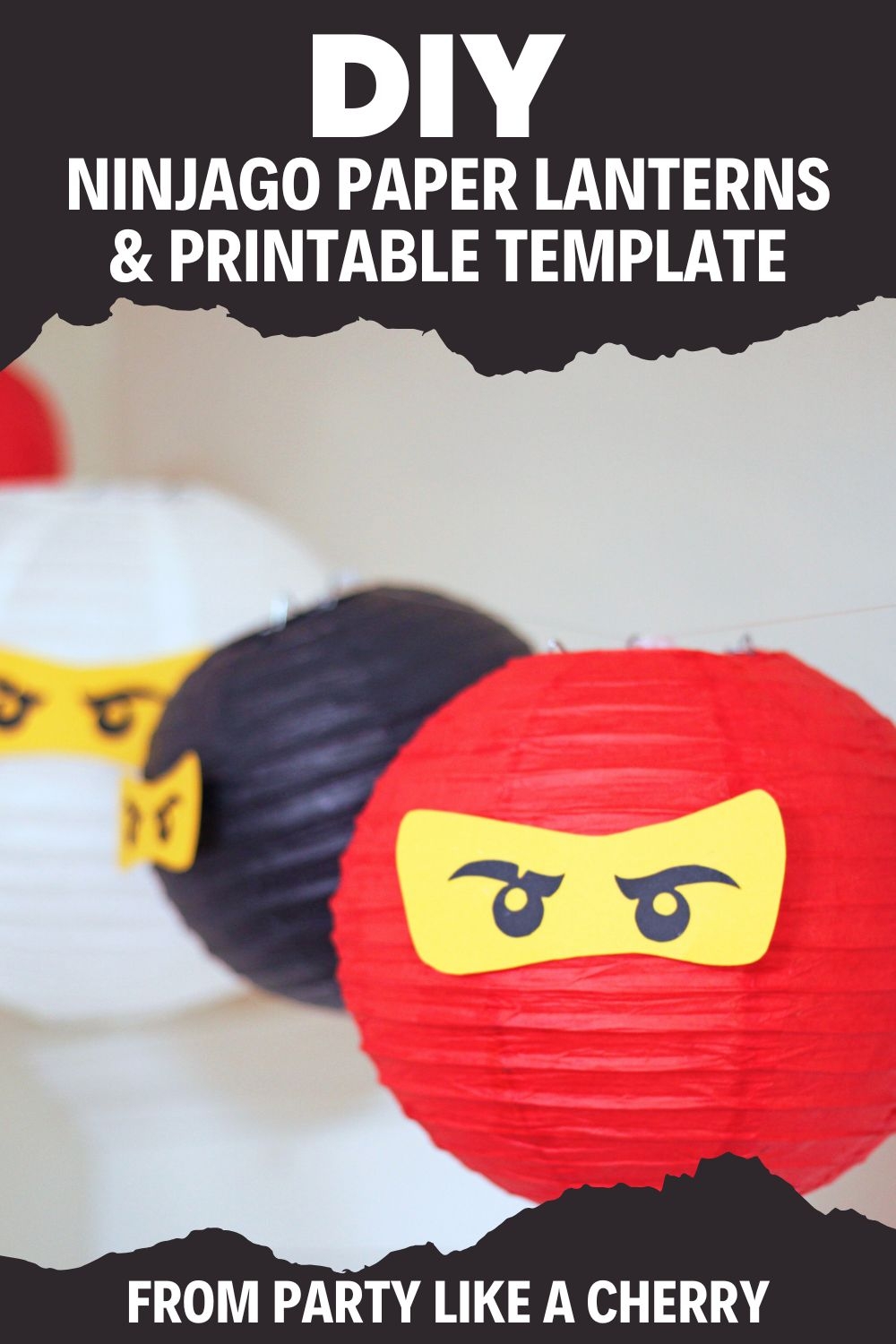 DIY Ninjago Party Decorations Party Like A Cherry DIY Ninjago Party Decorations Party Like A Cherry
