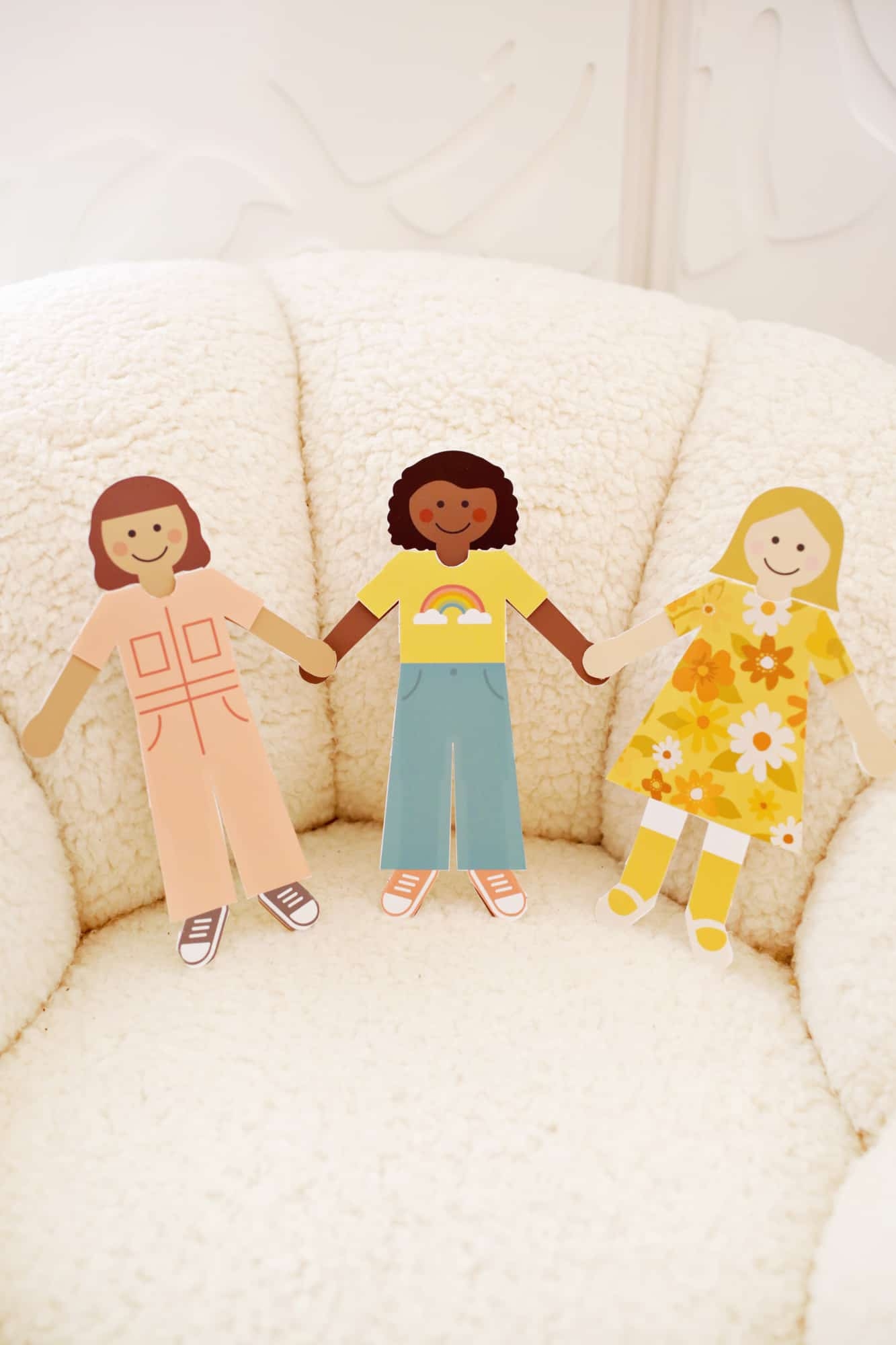 DIY Paper Dolls with Free Printables A Beautiful Mess