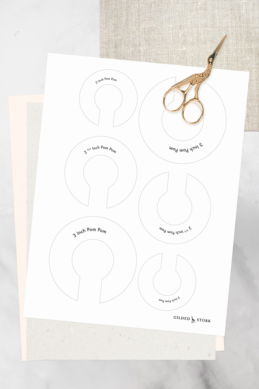 Free Printable Pom Pom Templates