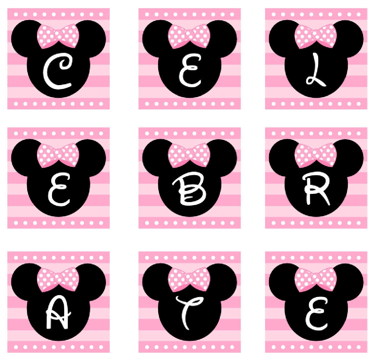 Download These Free Pink Minnie Mouse Party Printables Catch My Party