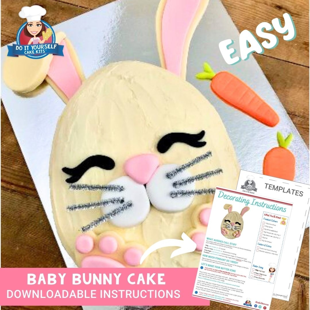 Free Printable Printable Bunny Cake Template Free Printable Printable Bunny Cake Template