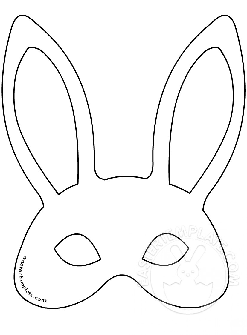 Free Printable Rabbit Mask Template Free Printable Rabbit Mask Template