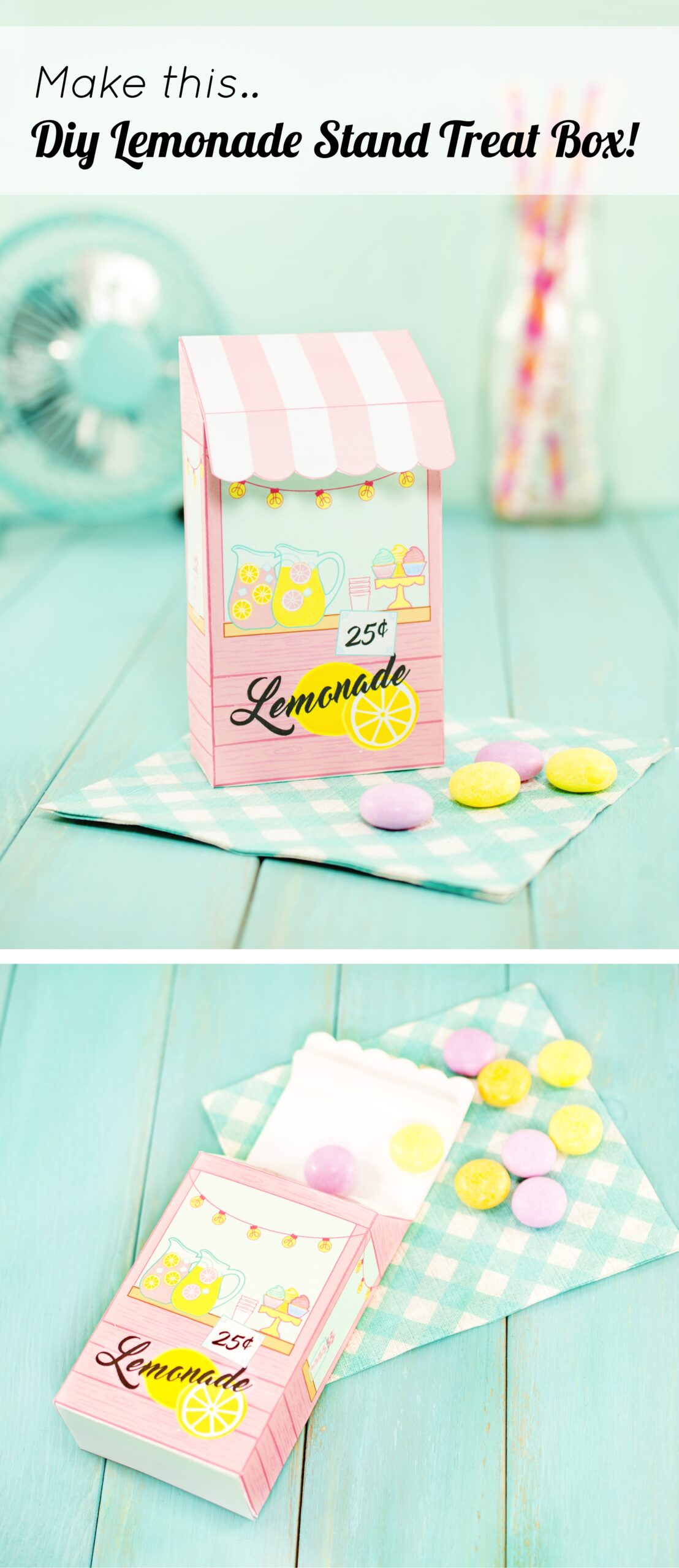 Easy Peasy Lemon Squeezy Printable Lemonade Stand Treat Box Little Luxuries Loft