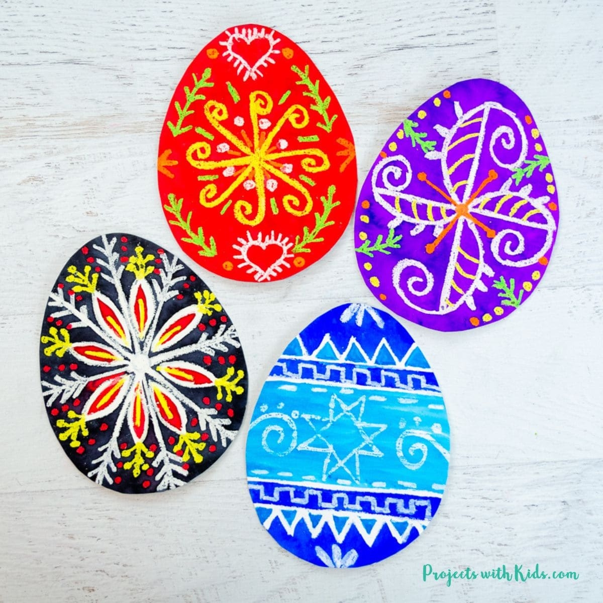 Free Printable Pysanky Egg Templates