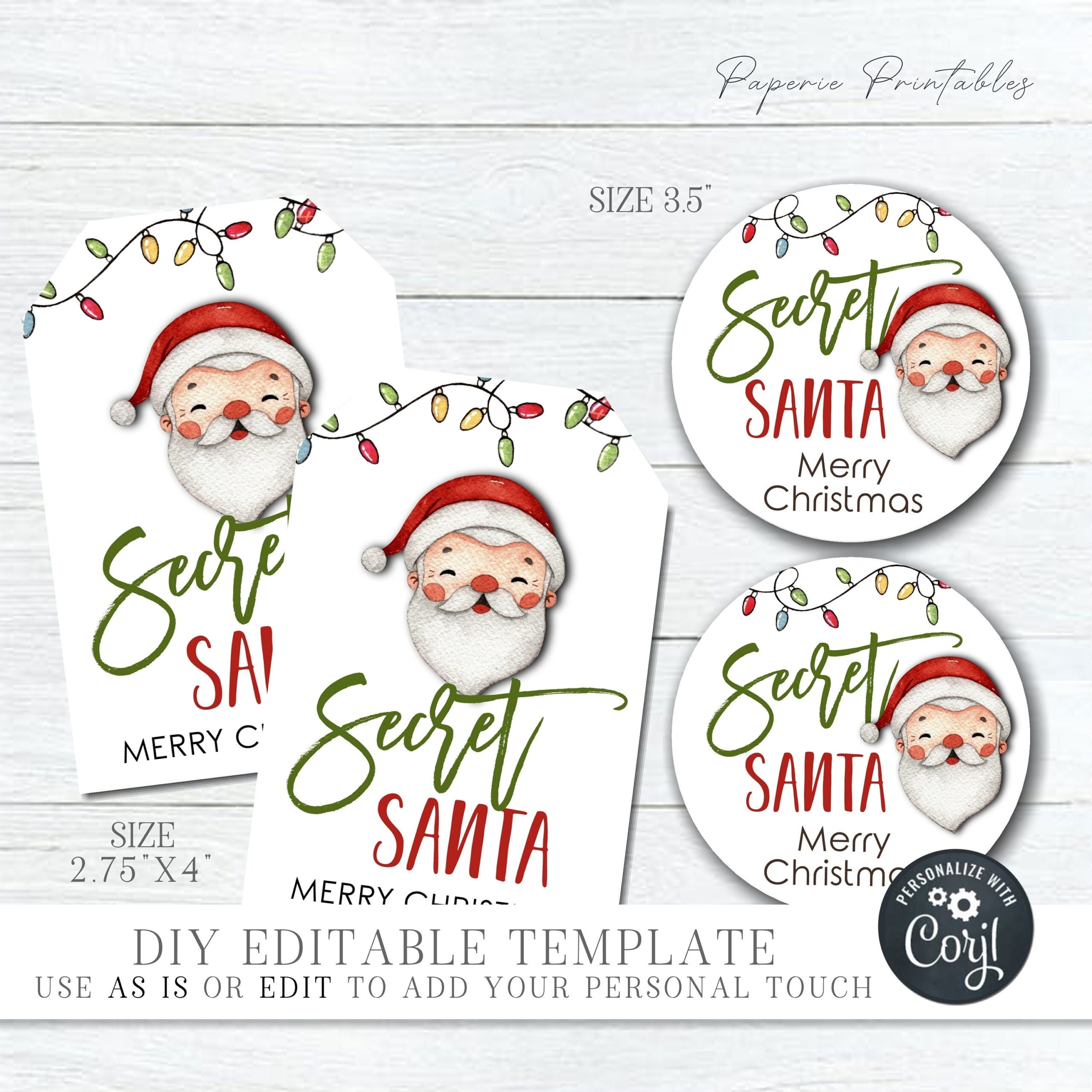 Free Printable Santa Gift Tags Templates