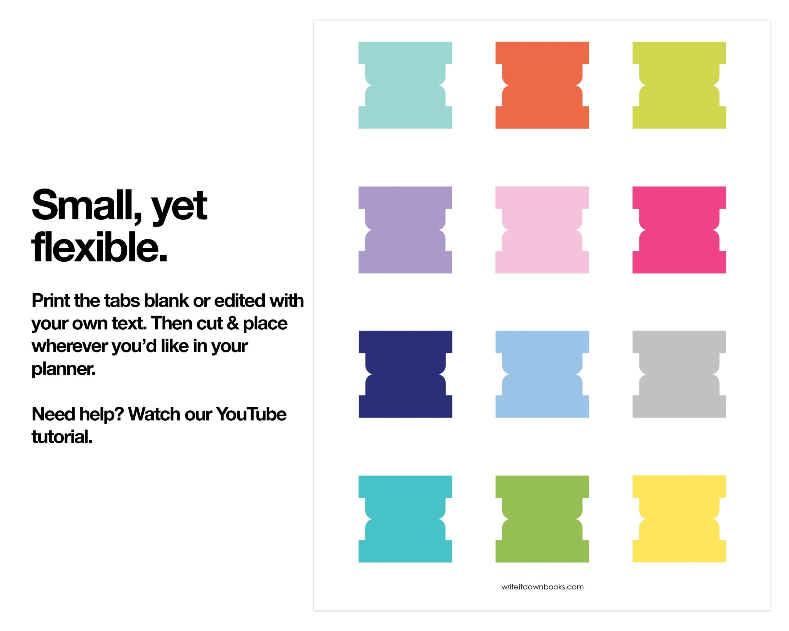 Free Printable Printable Divider Tabs Template