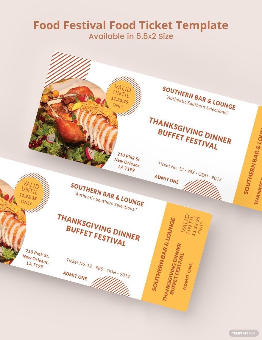 Free Printable Meal Tickets Template Free Printable Meal Tickets Template