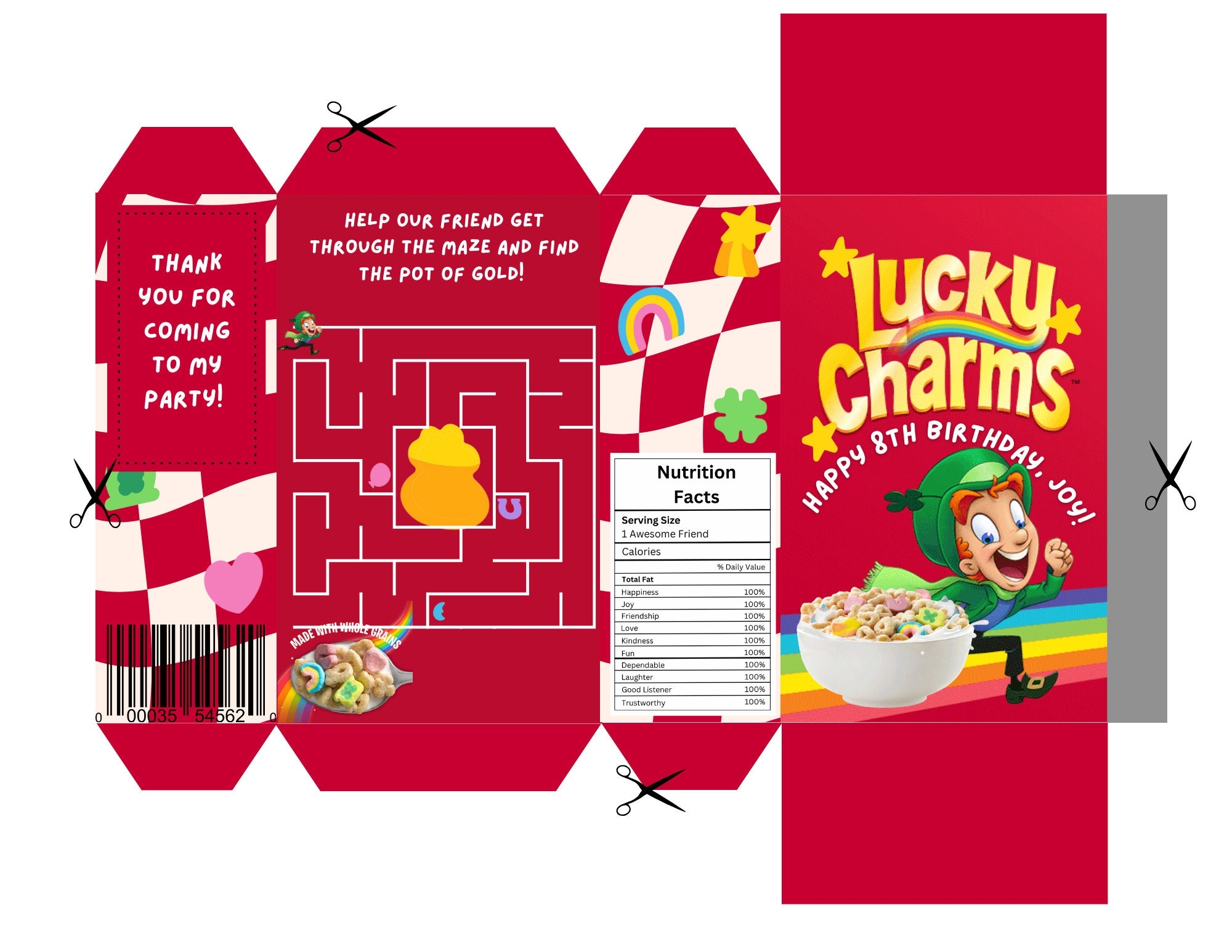 Free Printable Lucky Charms Template Free Printable Lucky Charms Template
