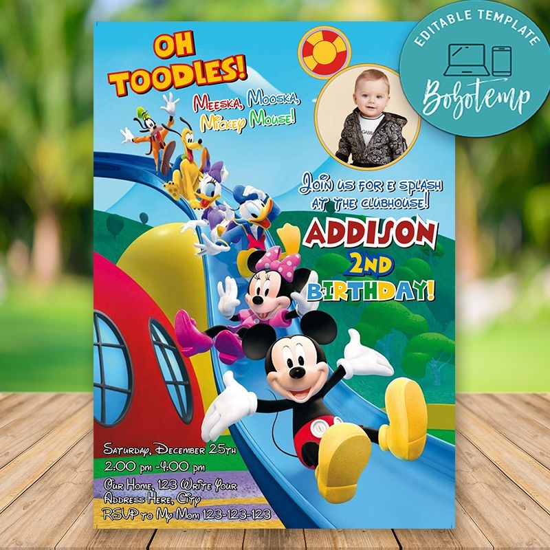 Free Printable Mickey Mouse Clubhouse Templates