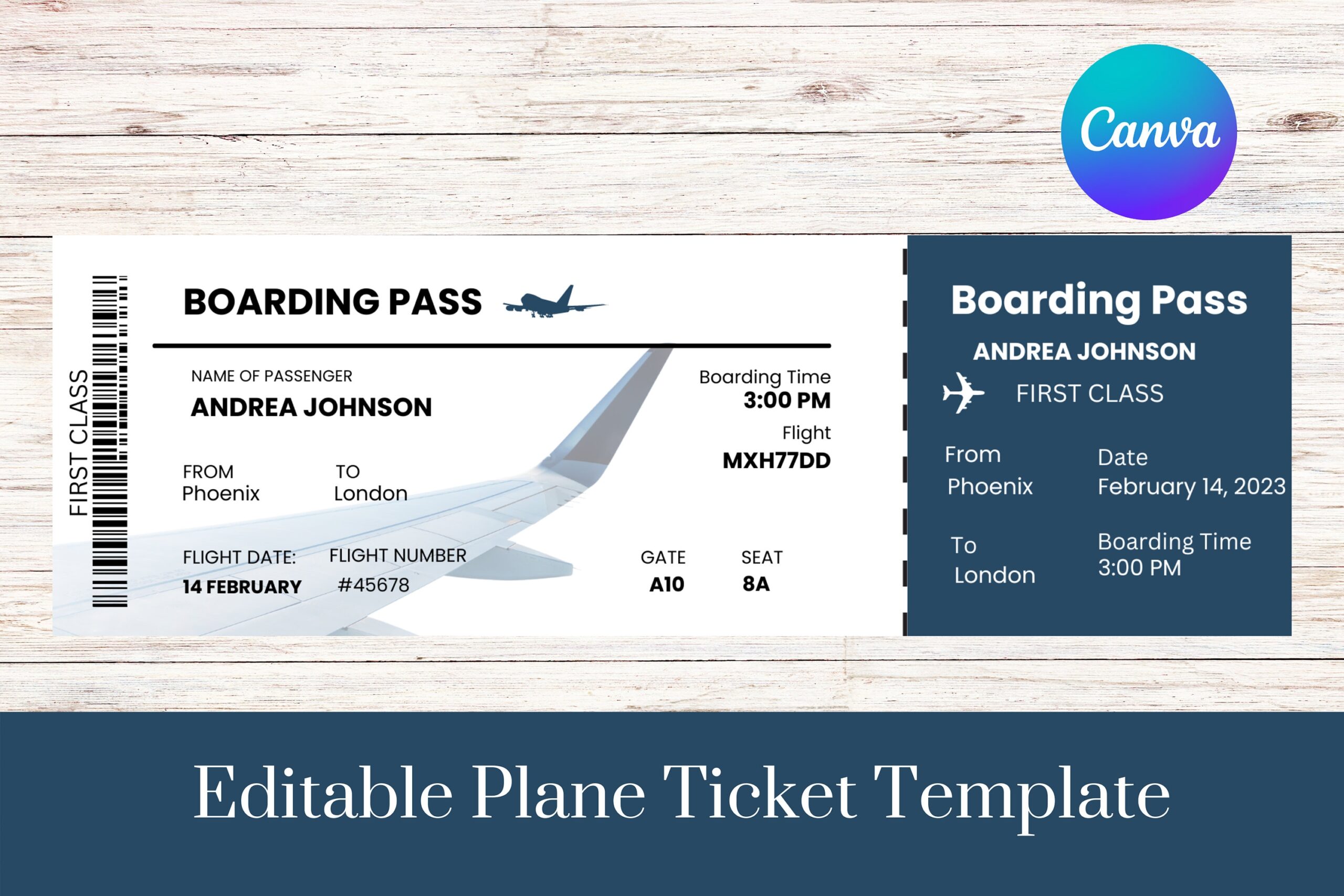 Free Printable Plane Tickets Template Free Printable Plane Tickets Template