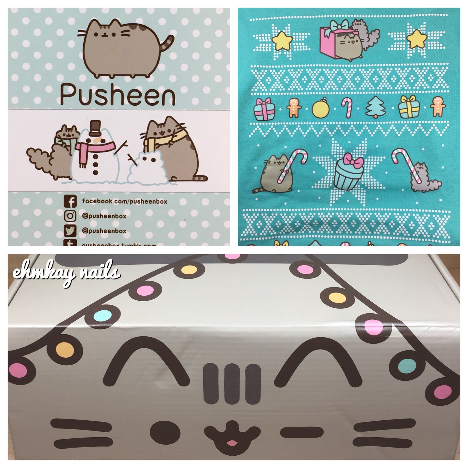 Ehmkay Nails Winter Pusheen Box Unboxing And Thoughts Ehmkay Nails Winter Pusheen Box Unboxing And Thoughts
