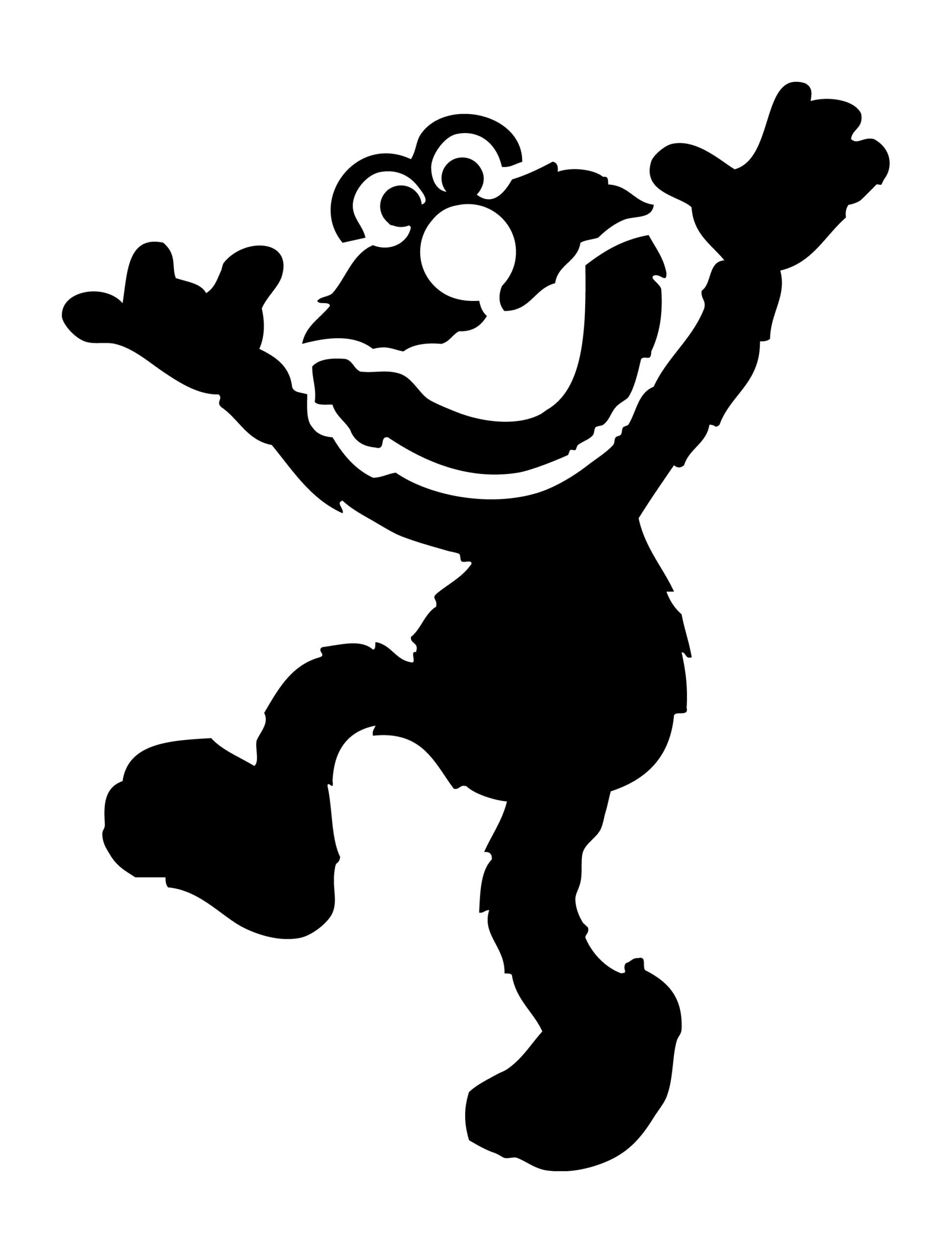 Elmo Pumpkin Carving Templates