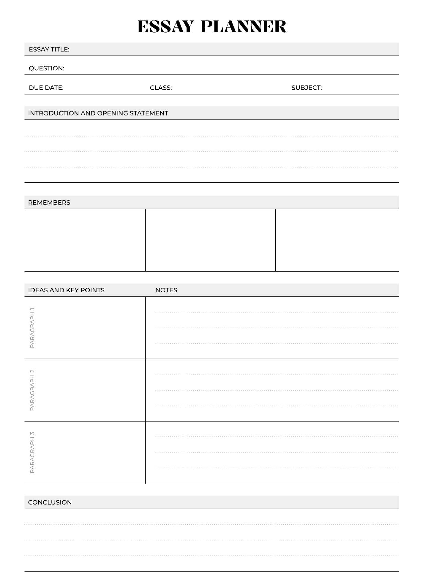 Essay Outline Planner Free Google Docs Template Gdoc io Essay Outline Planner Free Google Docs Template Gdoc io