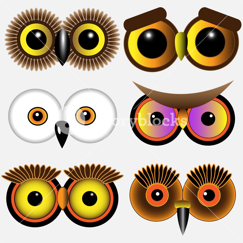 Free Printable Owl Eyes Template