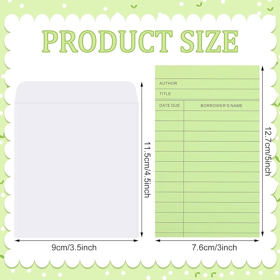 Free Printable Library Pocket Template