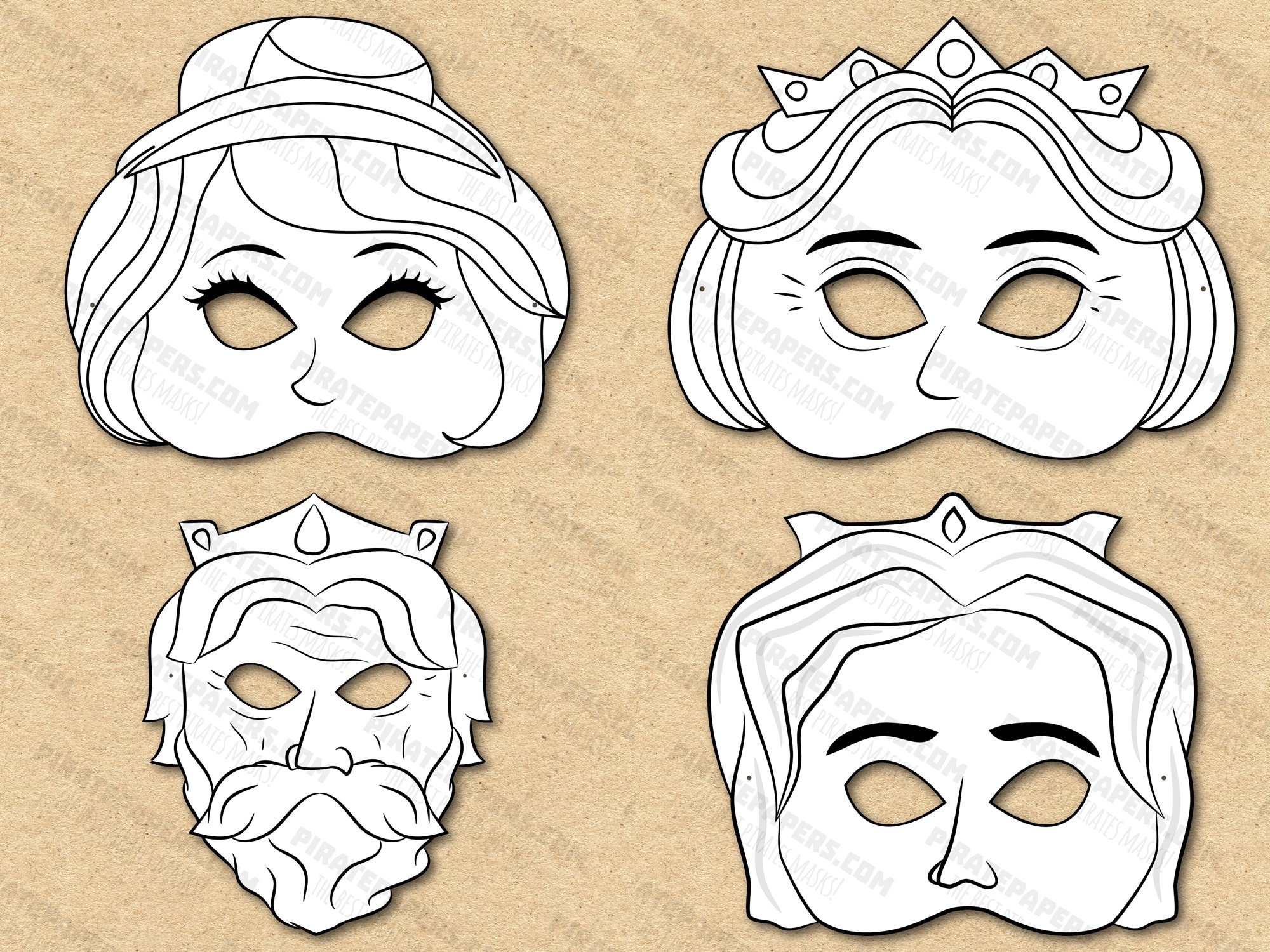 Fairy Tale Masks Printable Coloring Cinderella Prince King Queen Mother Paper DIY Kids Adults PDF Template Download Halloween Birthdays Etsy Fairy Tale Masks Printable Coloring Cinderella Prince King Queen Mother Paper DIY Kids Adults PDF Template Download Halloween Birthdays Etsy