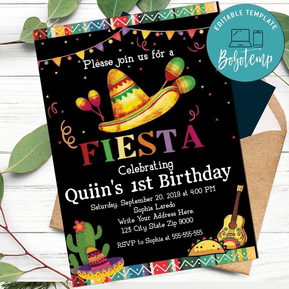 Fiesta Birthday Invitation Templates Free Tacos And Beer Birthday Invitation TidyLady Printables 