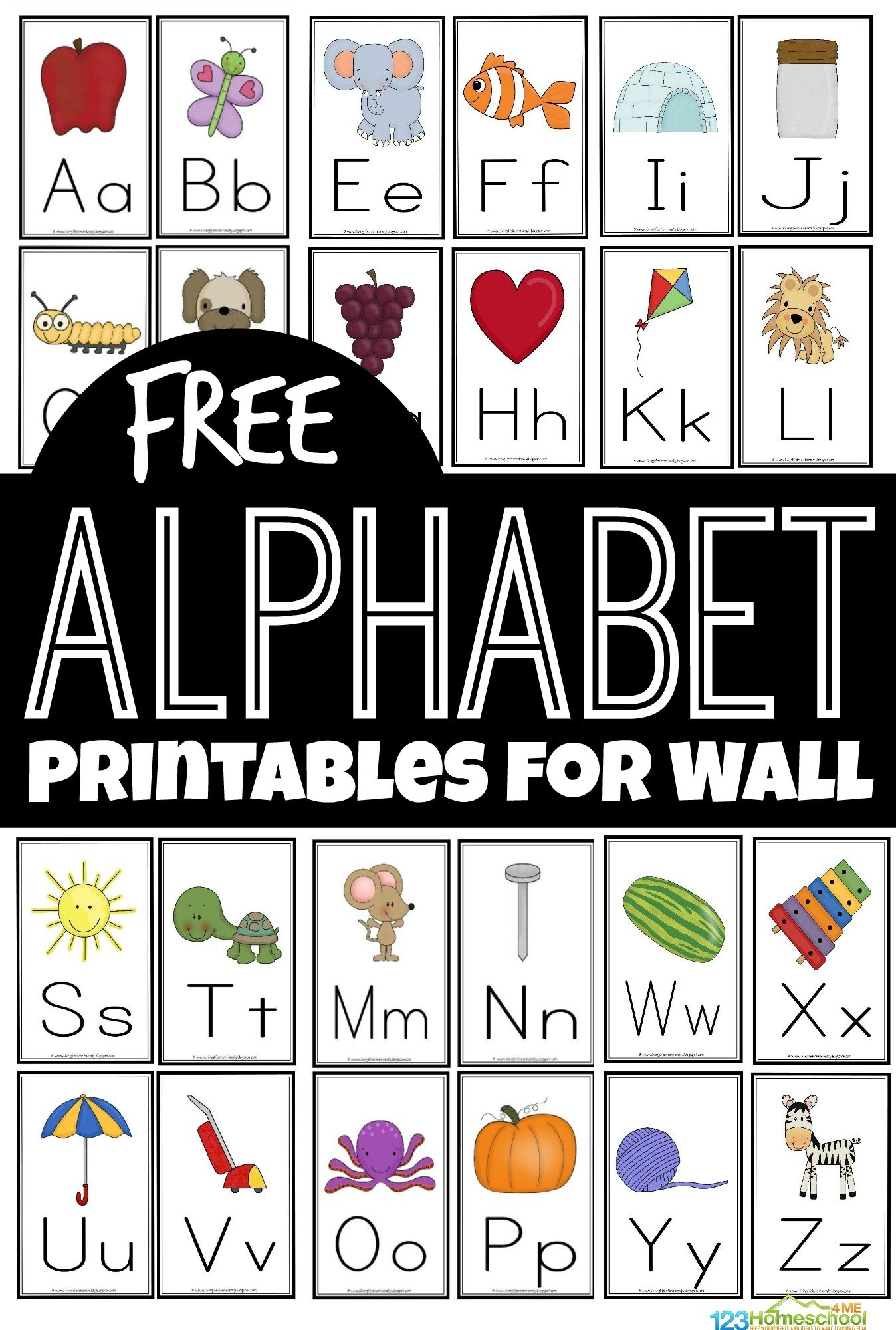 Free Printable Lower Case Alphabet Templates