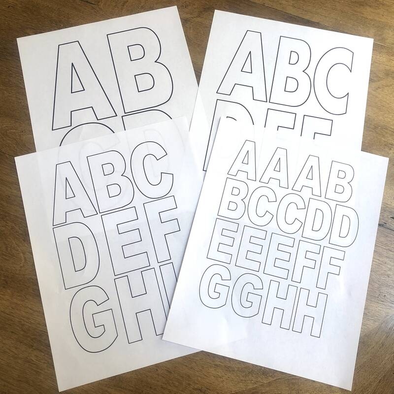 Free Alphabet Printables Letters Worksheets Stencils U0026 ABC Worksheets Library Free Alphabet Printables Letters Worksheets Stencils U0026 ABC Worksheets Library