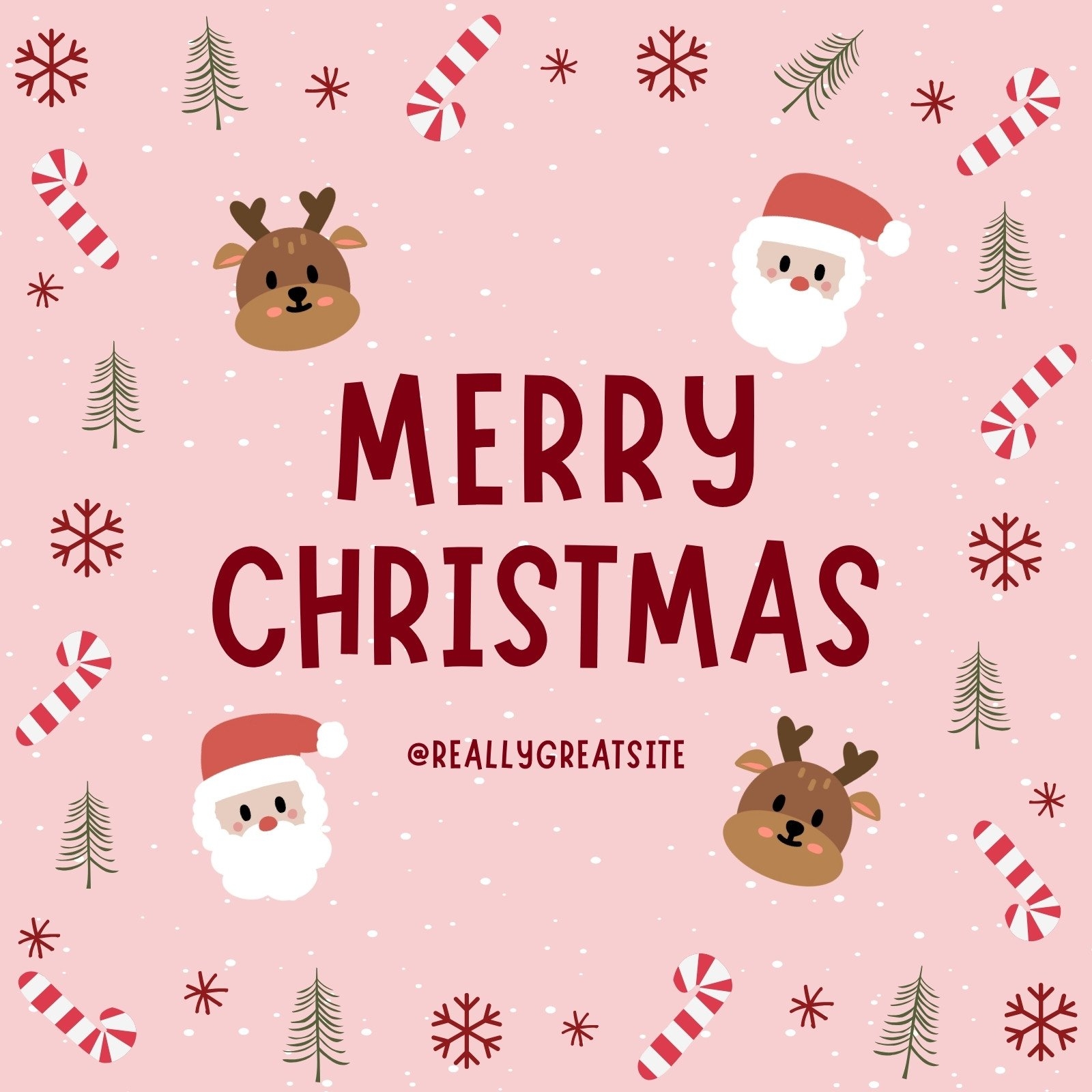 Free And Customizable Christmas Templates