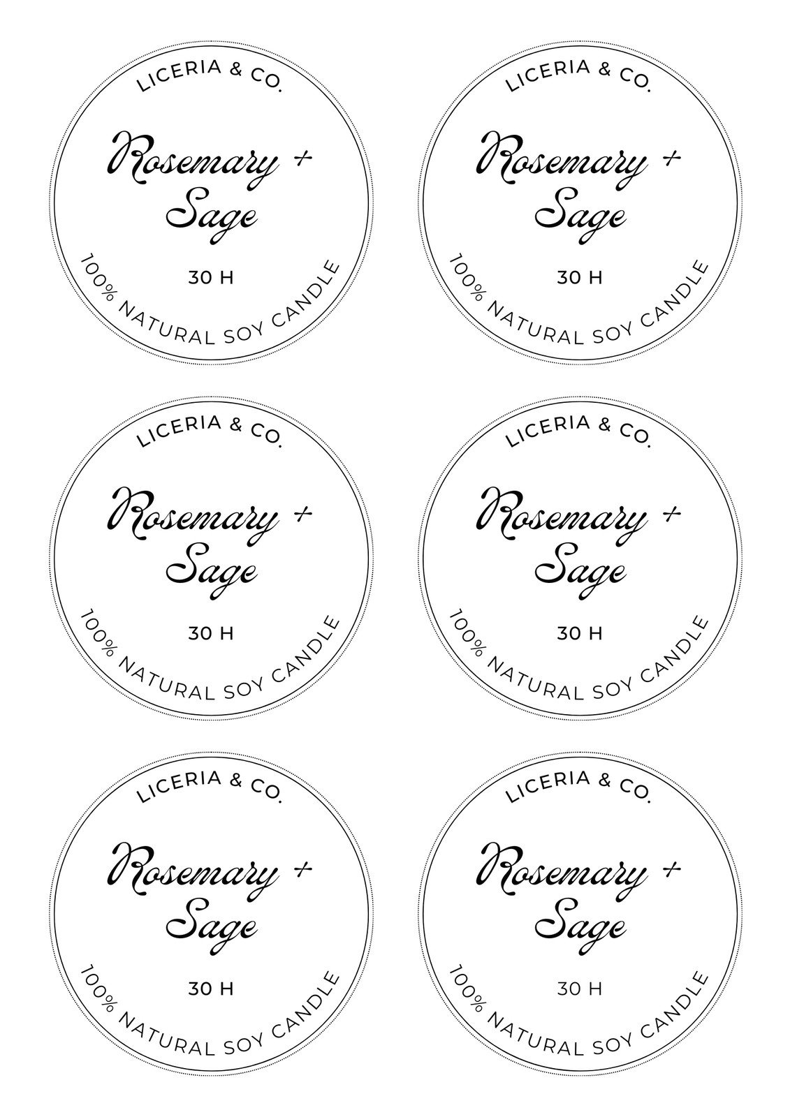 Free Printable Round Sticker Templates