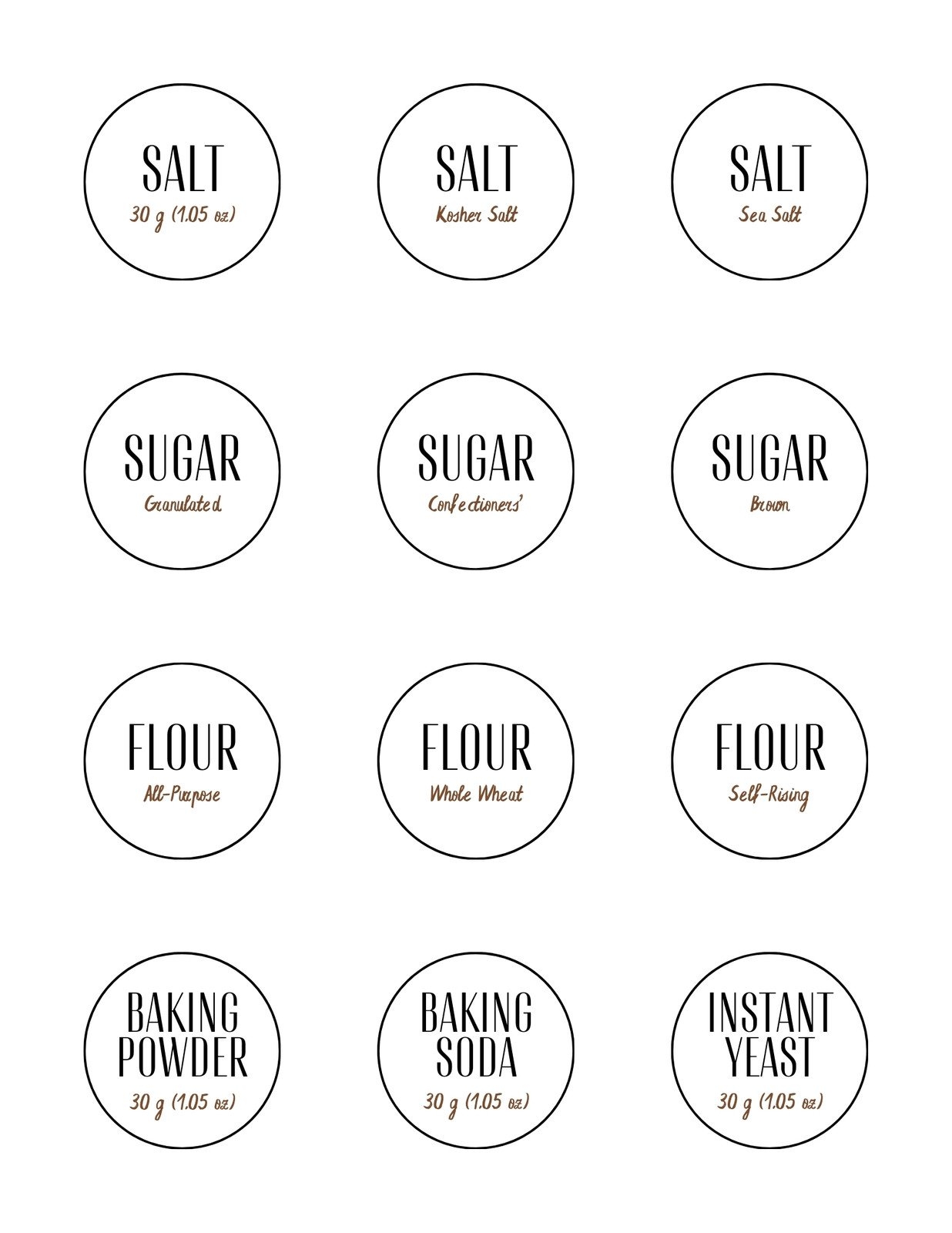 Free And Customizable Circle Sticker Templates