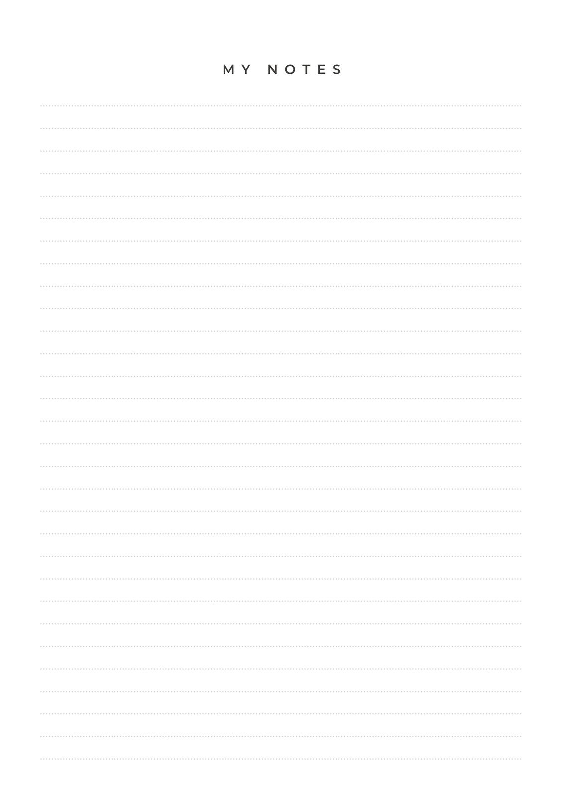 Free And Customizable Notes Templates Free And Customizable Notes Templates