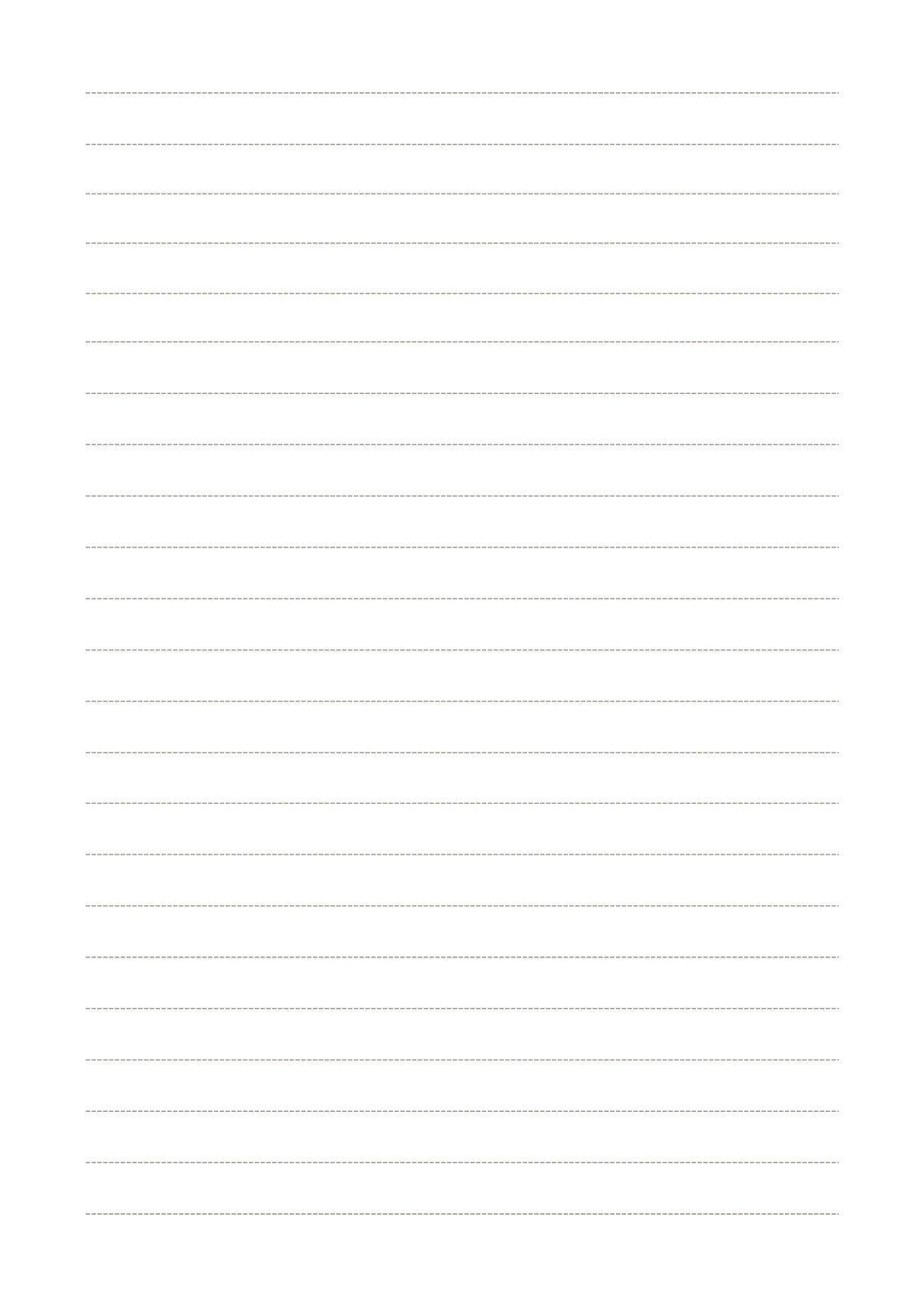 Free Printable Paper Template