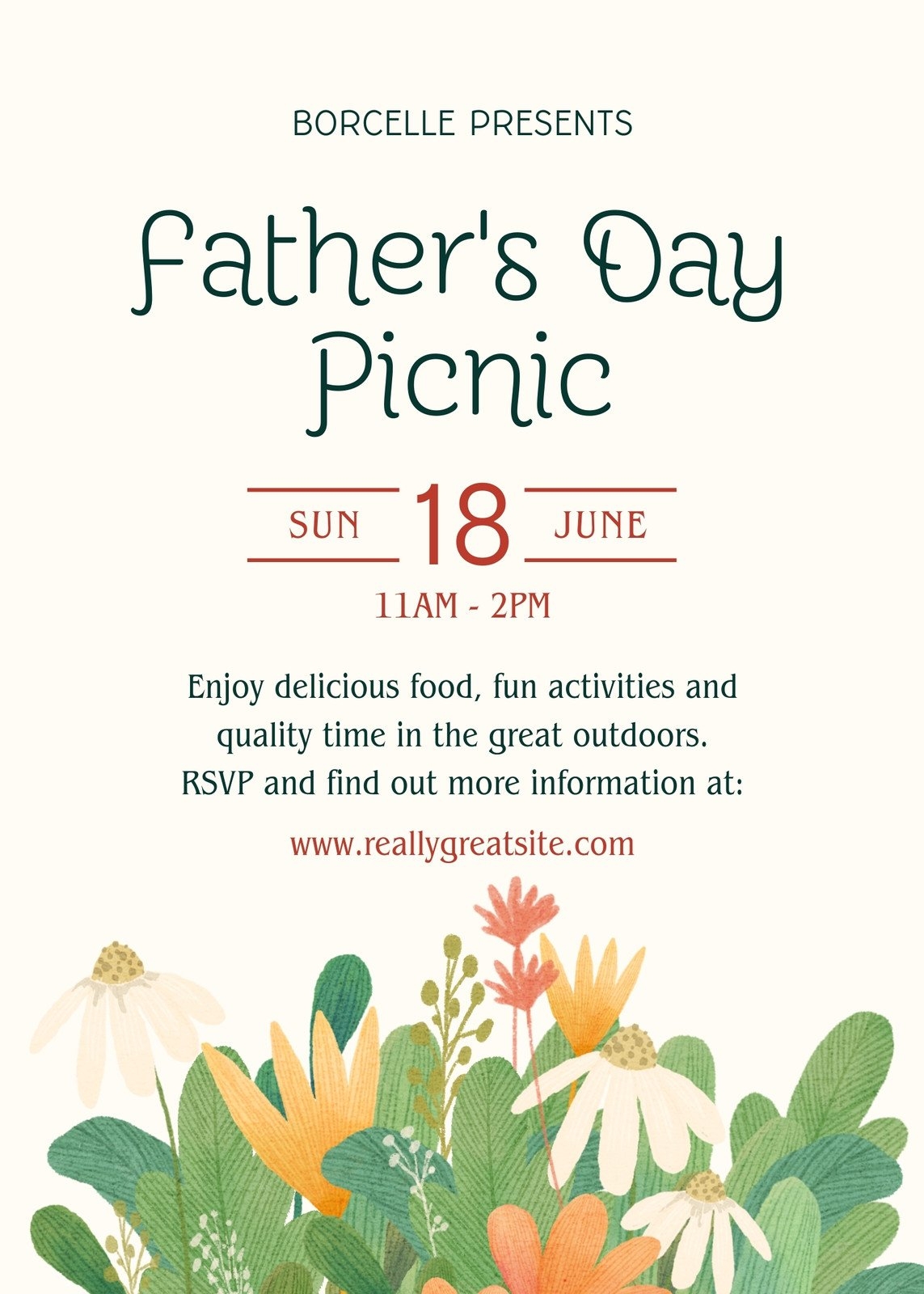 Free Printable Picnic Flyer Templates