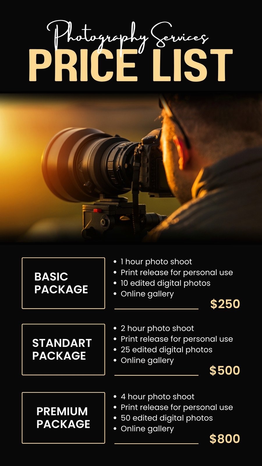 Free And Customizable Price List Templates Free And Customizable Price List Templates