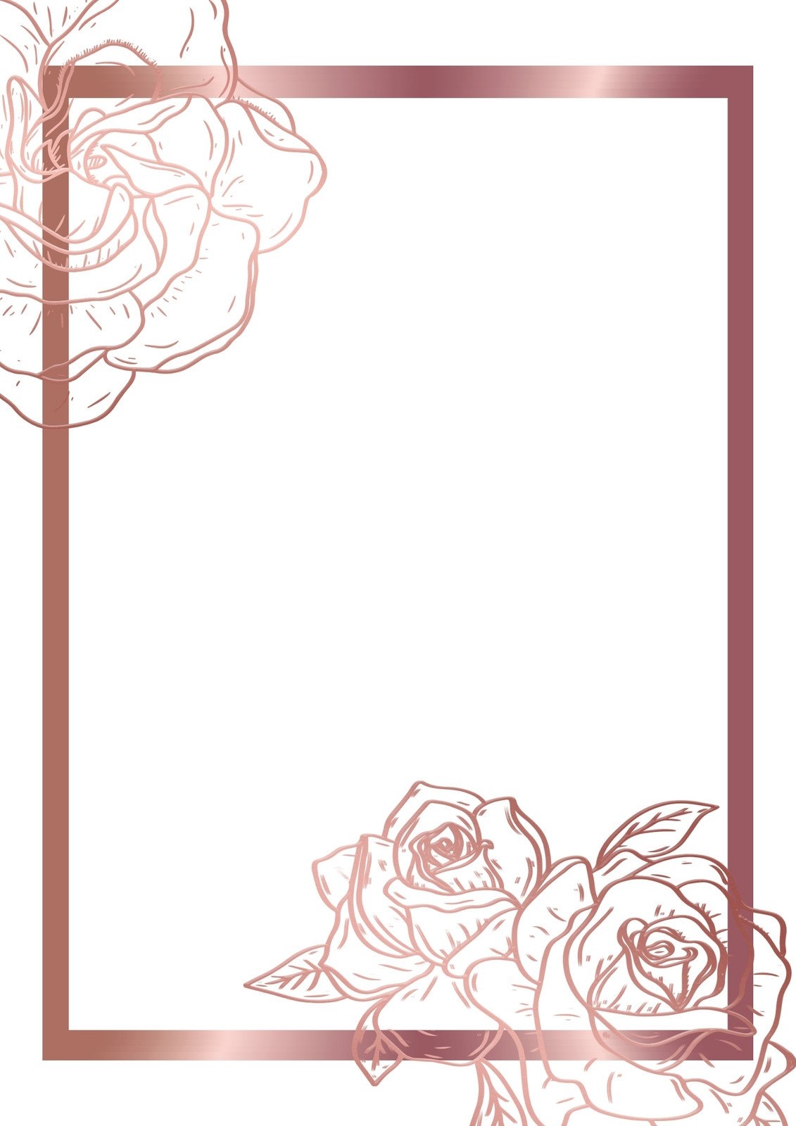 Free Printable Rose Flyer Template