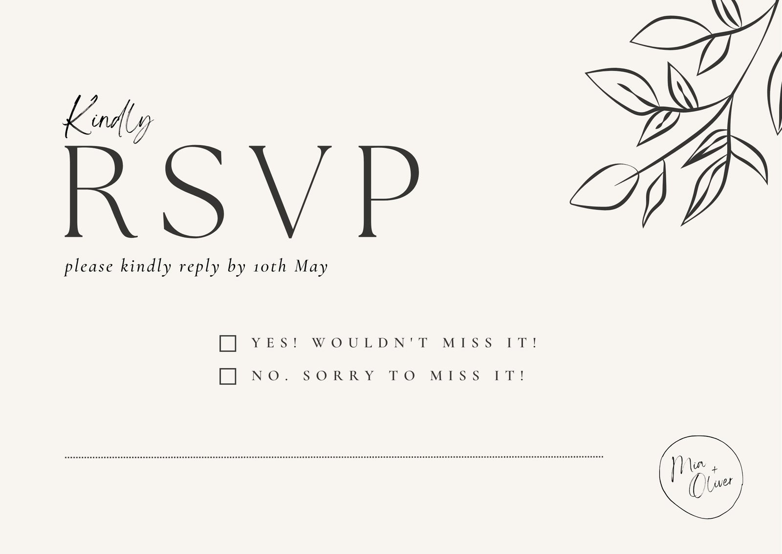 Free And Customizable RSVP Templates Canva
